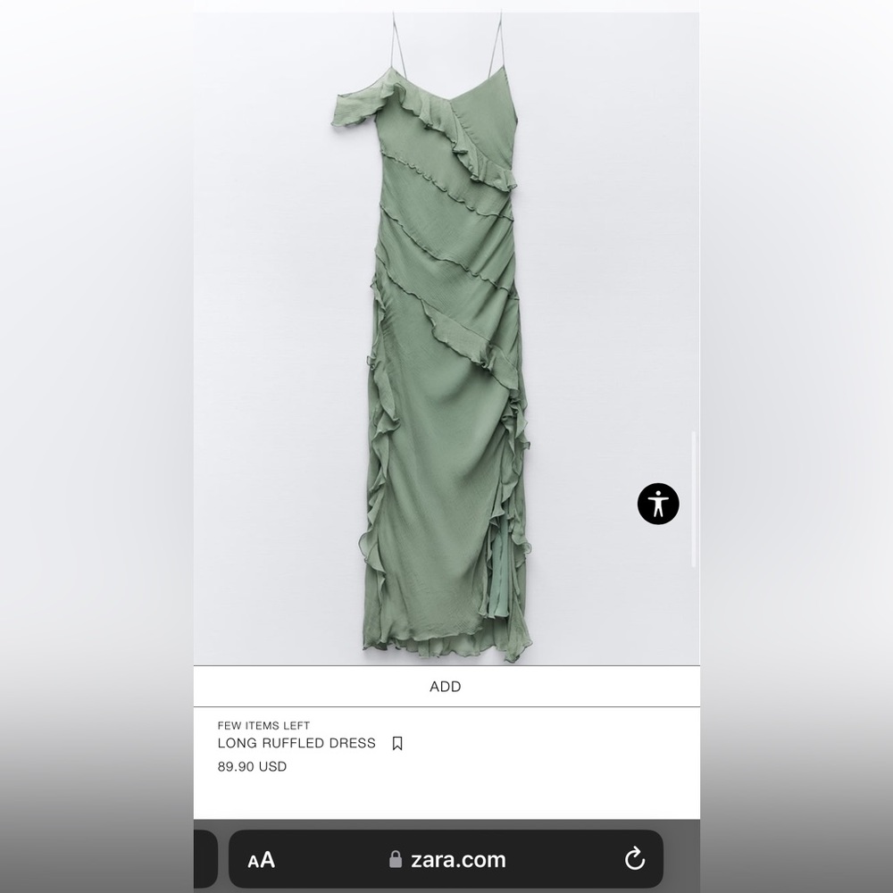 Long Ruffled dress
